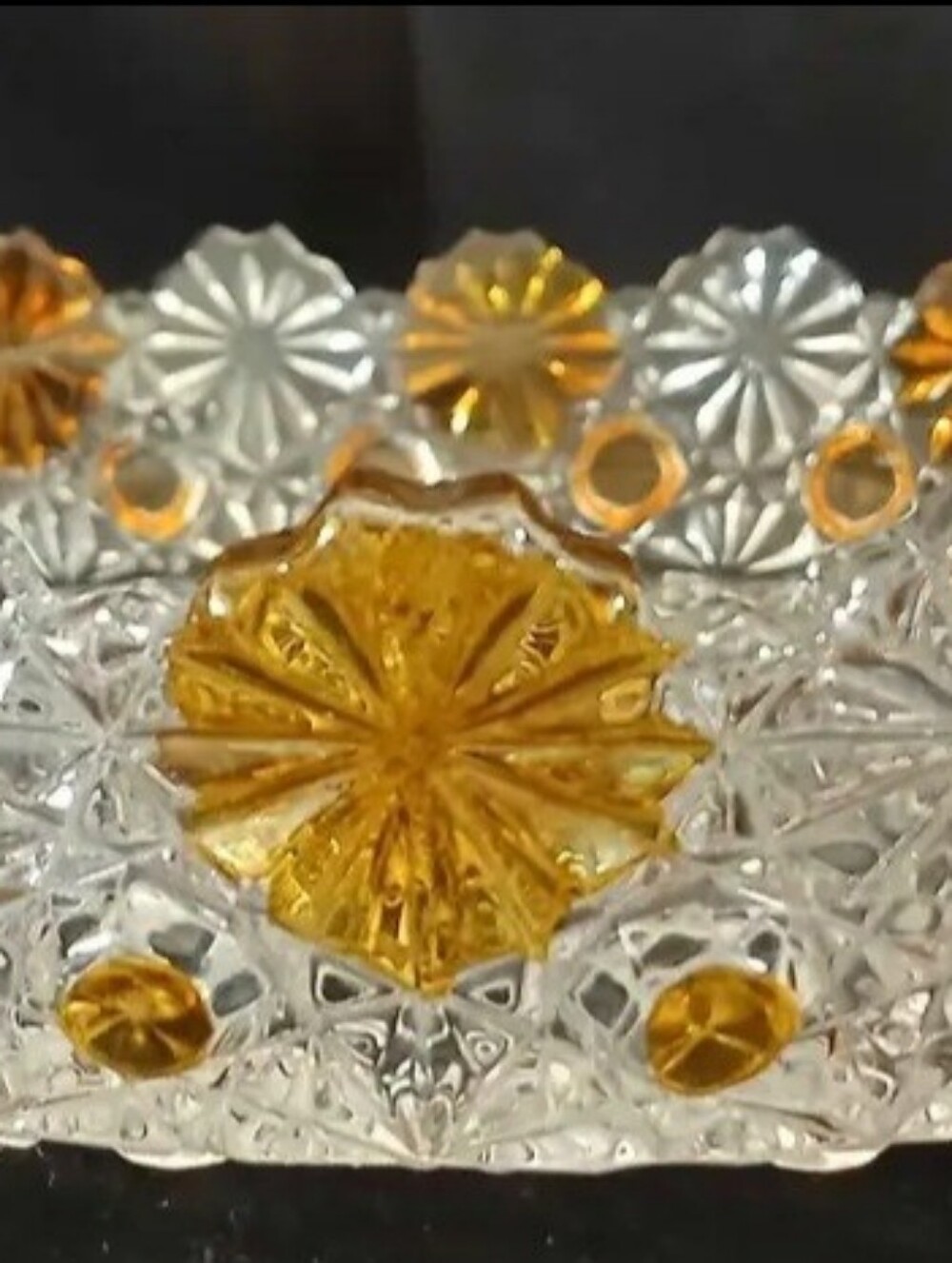 Antique 1880s Glass Dish